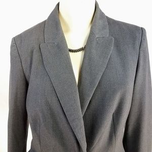 Calvin Klein Slate Gray Career Blazer Size: 2